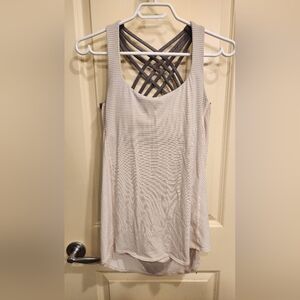 lululemon athletica Cream Strappy-Back Tank Top